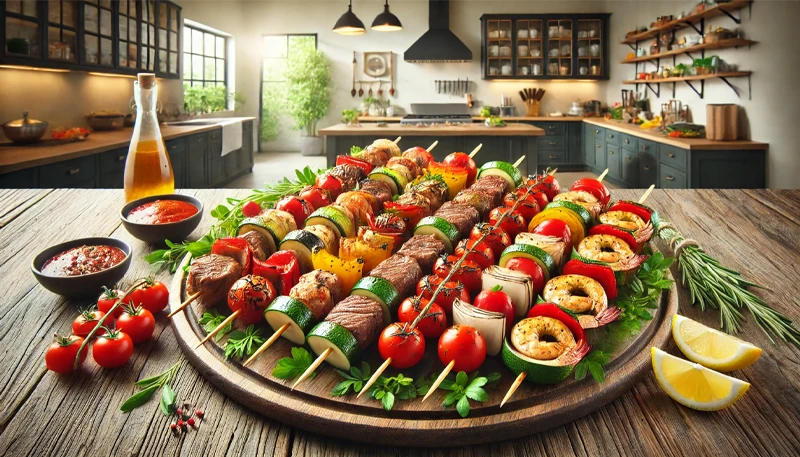 plato de Brochetas Variadas