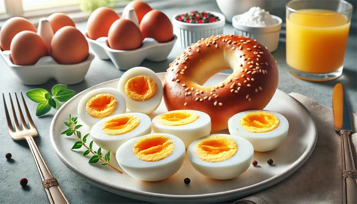 Huevos Duros y Bagel