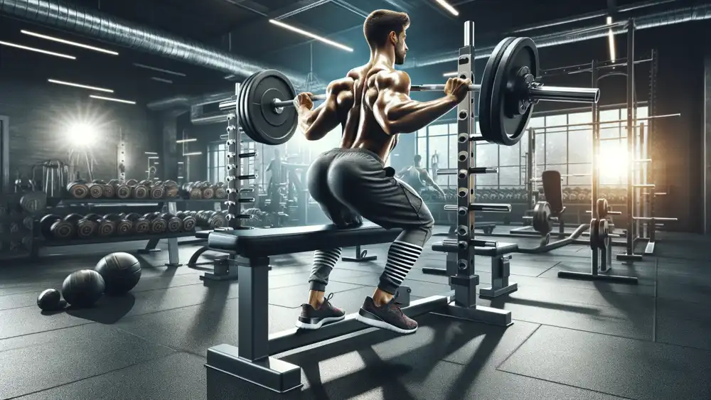 Un hombre haciendo Hip Thrust